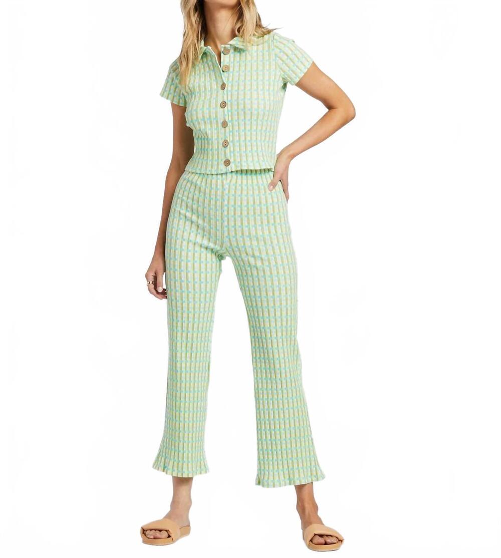 NEW BILLABONG come back pant in plaid